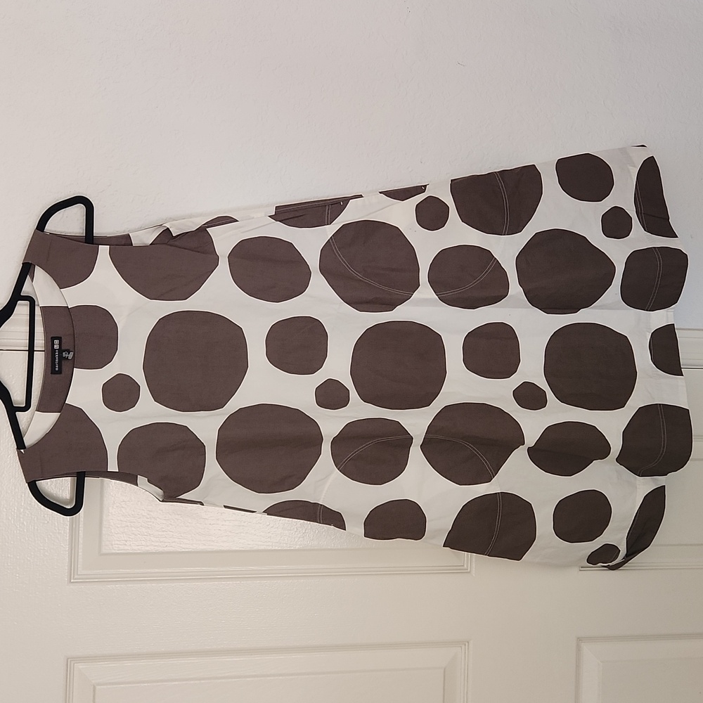 Uniqlo x Marimekko Women's A-Line Sleeveless Dress Dark Gray XXS